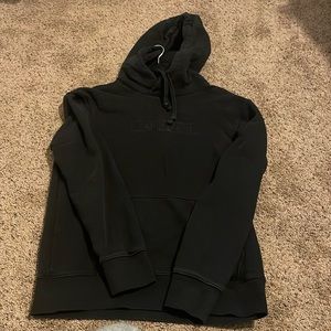 Woman’s American Eagle Black Logo Hoodie -Small